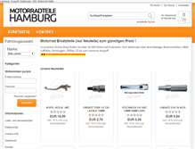 Tablet Screenshot of motorradteile-hamburg.de